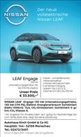Der neue vollelektrische Nissan Leaf