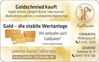Goldschmied kauft