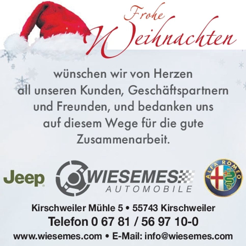 Frohe Weihnachten