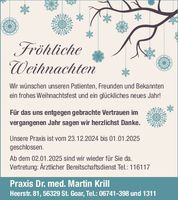 Weihnachtsgruß 2024