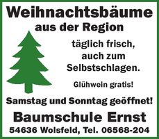 Weihnachtsbäume aus der Region