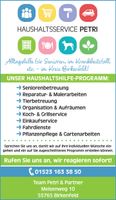 Unser Haushaltshilfe-Programm