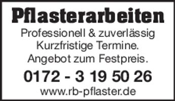 Pflasterarbeiten