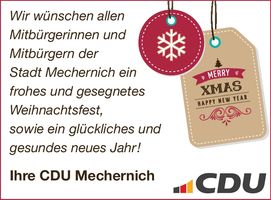 Weihnachtsgruß Mechernich