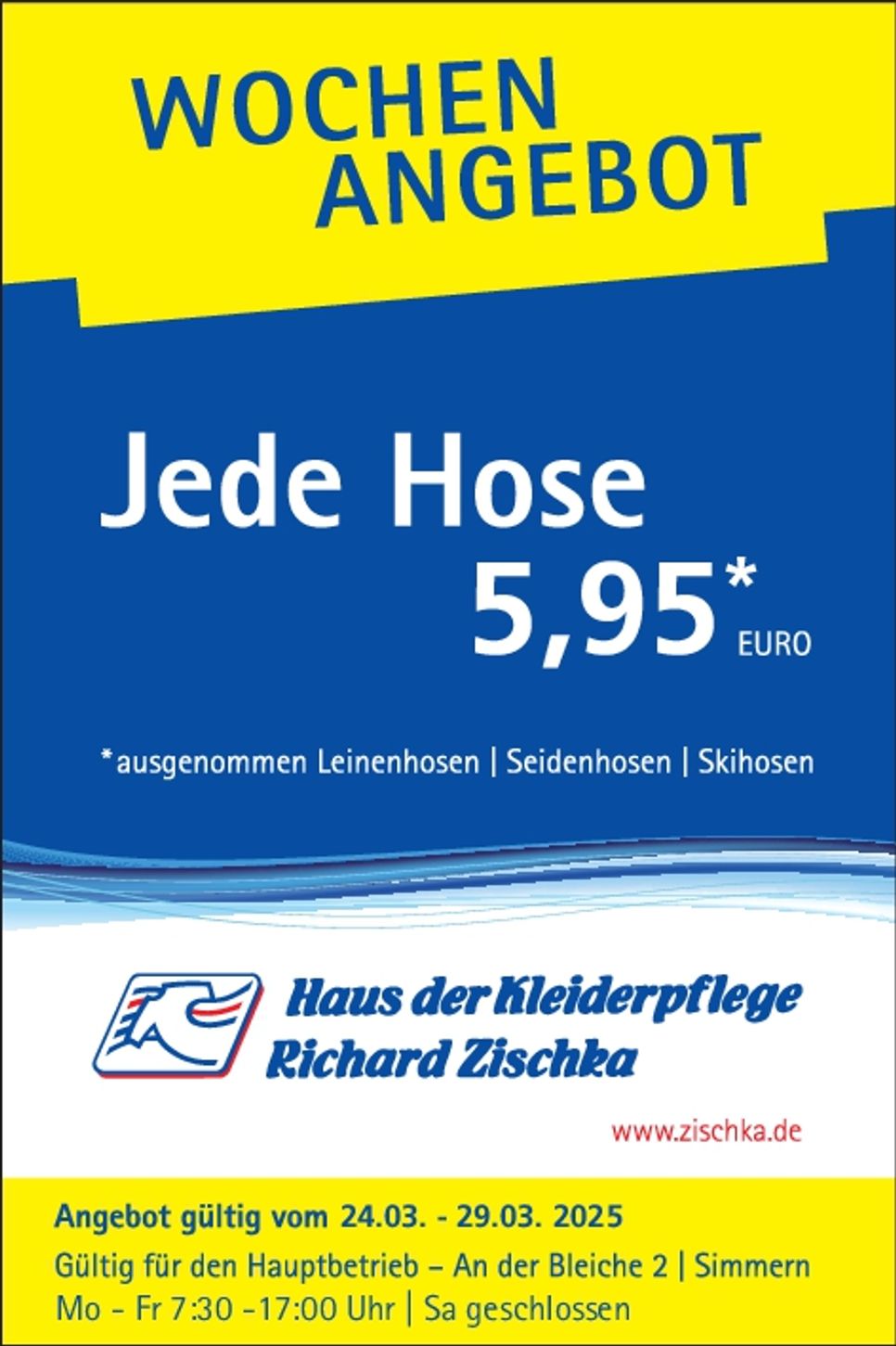 Hosenwoche 24.03. - 29.03. 2025