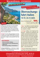 Überraschungsfahrt Italien