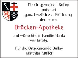 Neueröffnung Brücken-Apotheke