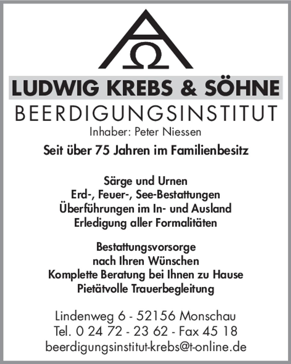 Beerdigungsinstitut Ludwig Krebs & Söhne