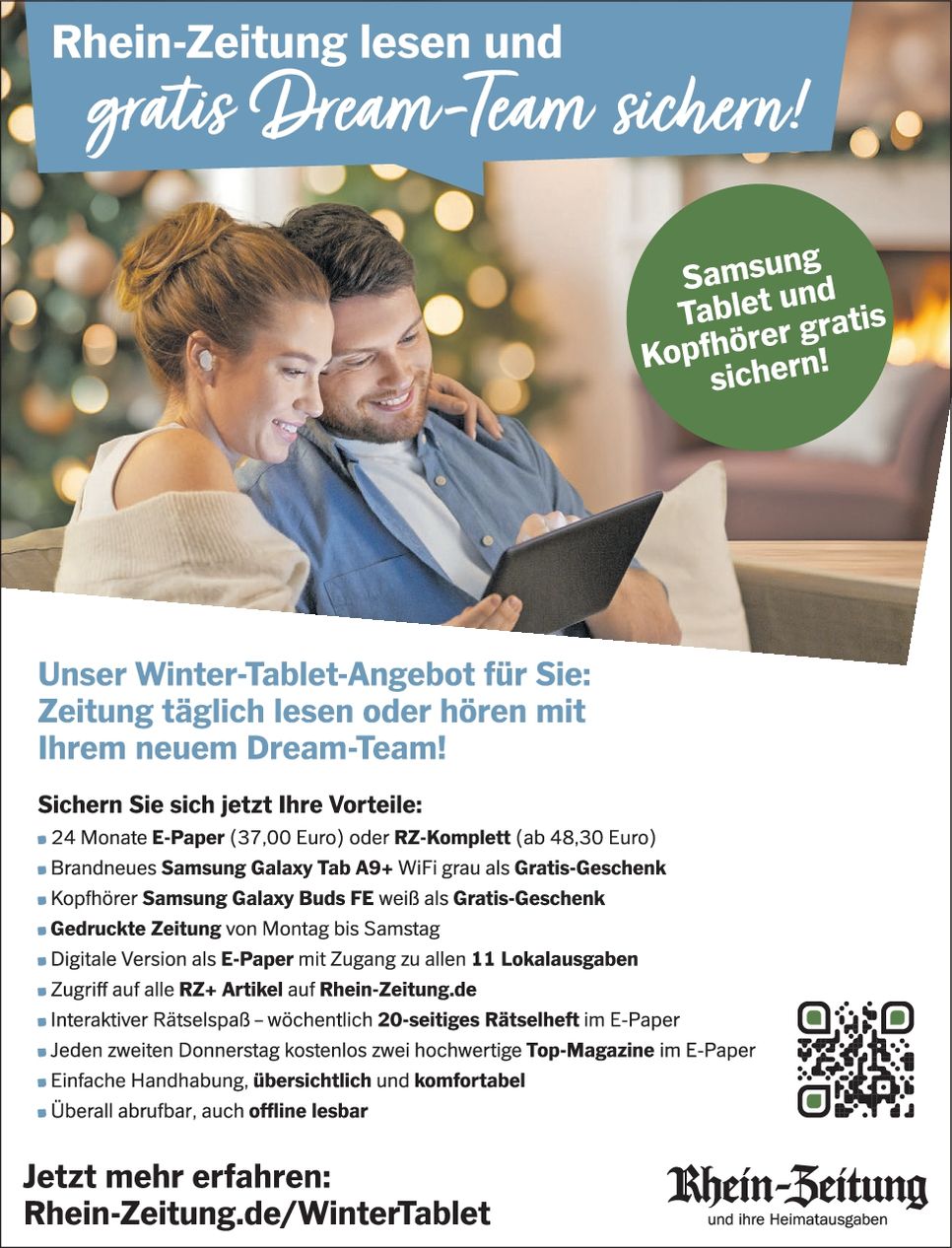 Winter-Tablet-Angebot