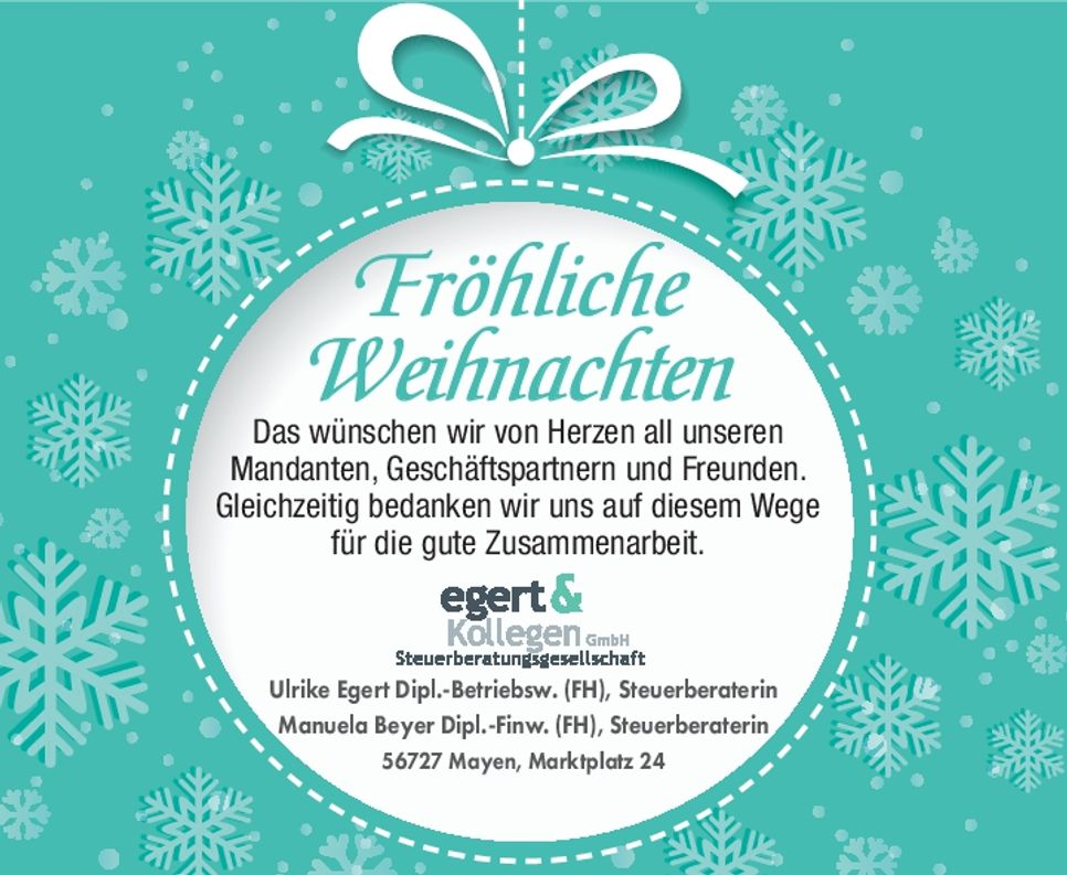 Weihnachtsgruß 2024