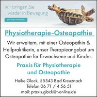 Physiotherapie - Osteopathie