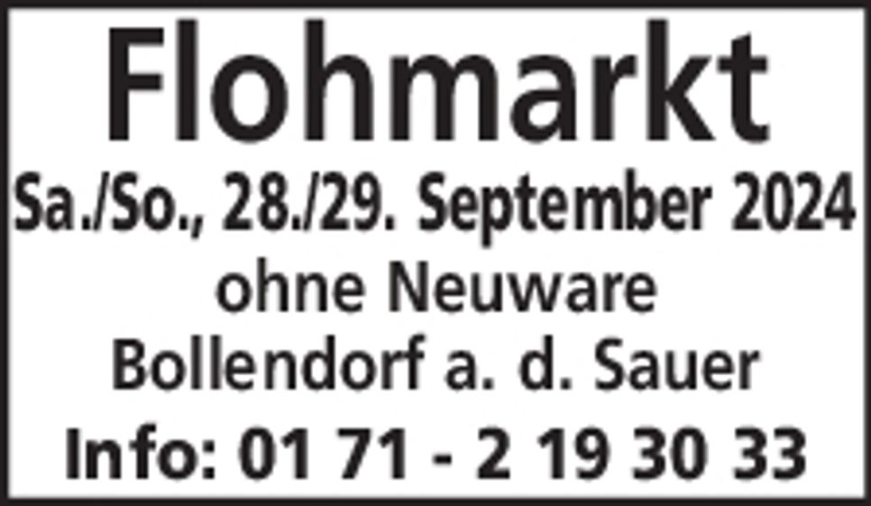 Flohmarkt