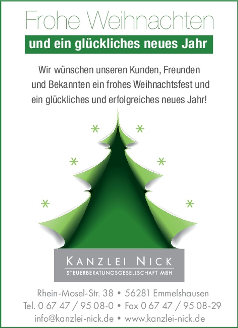 Weihnachtsgruß 2024