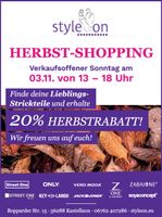 Herbst Weekend Shopping