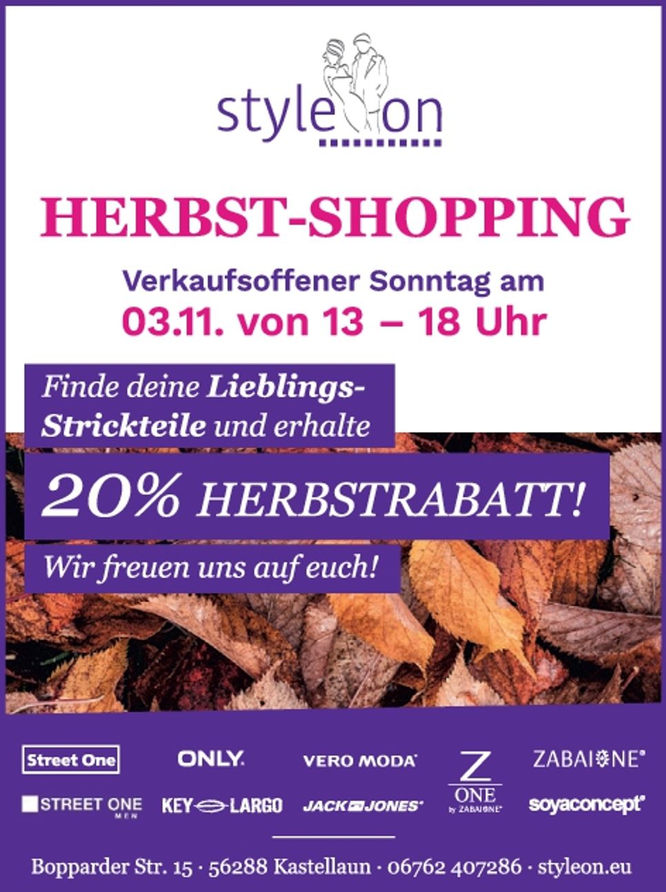 Herbst Weekend Shopping