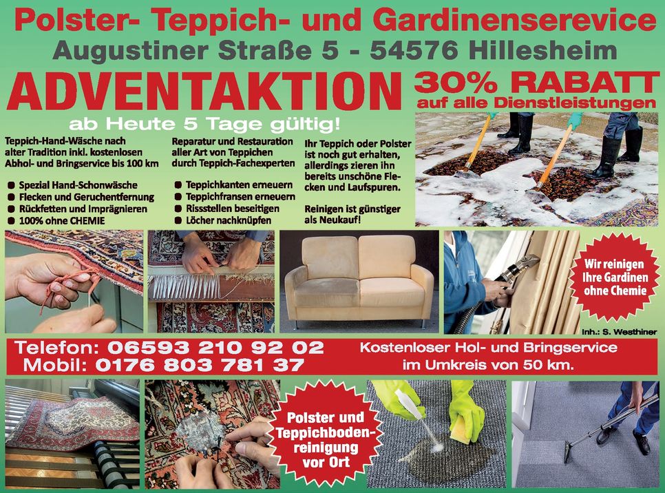 Teppich- und Polsterservice