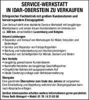 Service - Werkstatt in