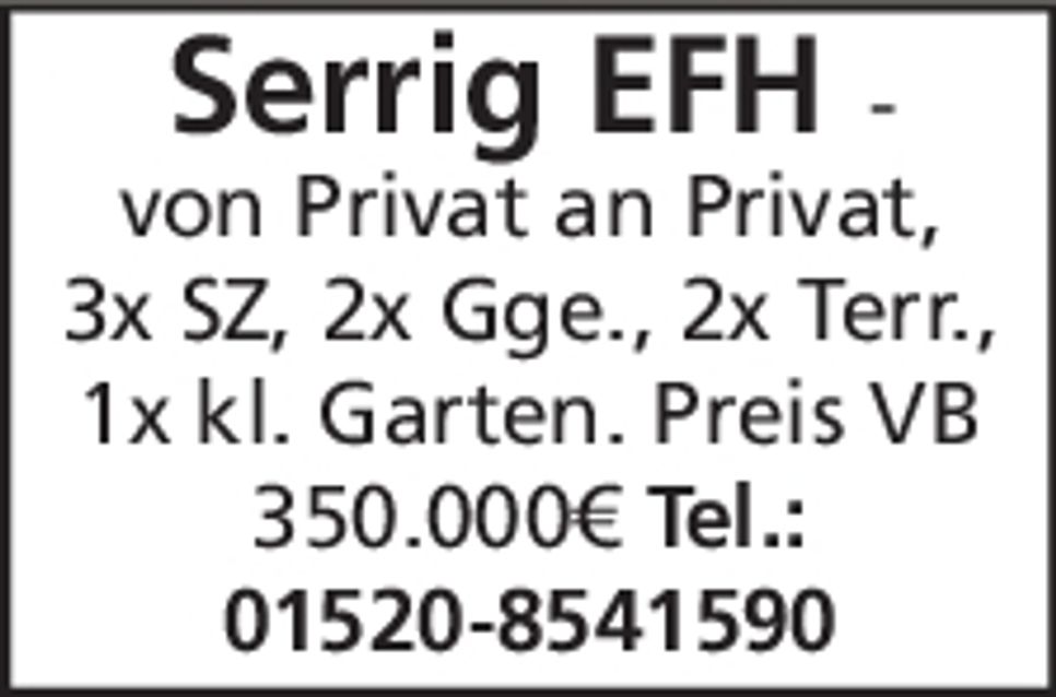 Serrig - EFH