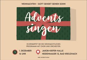 Adventssingen 1. Dezember