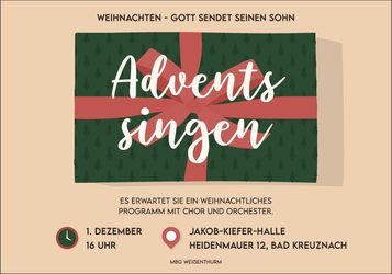 Adventssingen 1. Dezember