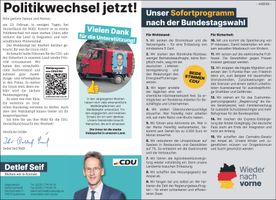 Bundestagswahl 23.2.2025