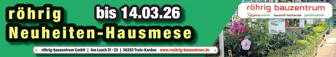 Hausmesse bis 14.03.26