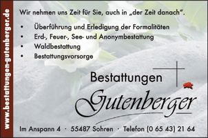 Wir helfen Ihnen im Trauerfall