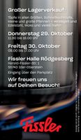 Großer Lagerverkauf 29.+30. Oktober