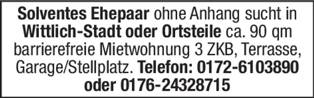 Mietwohnung gesucht