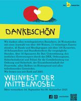 Titel / BKS Weinfest / Dankesanzeige