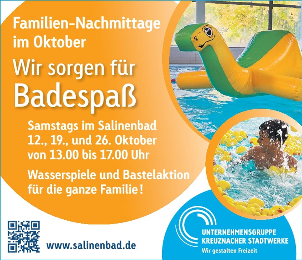 Salinenbad Familiennachmittage