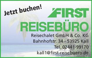 Jetzt buchen! First Reisebüro