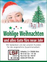 Weihnachtsgrußanzeige