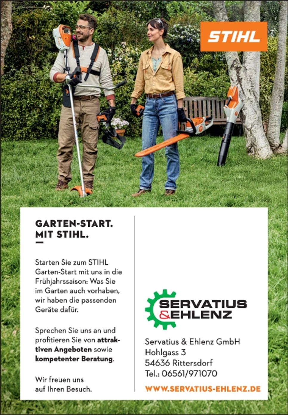 Anzeige Stihl zur Hausmesse