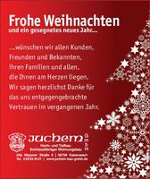 Wir wünschen frohe Weihnachten