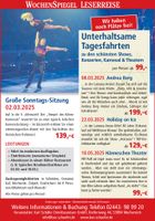 Tagesfahrten zu Shows, Events, Theater