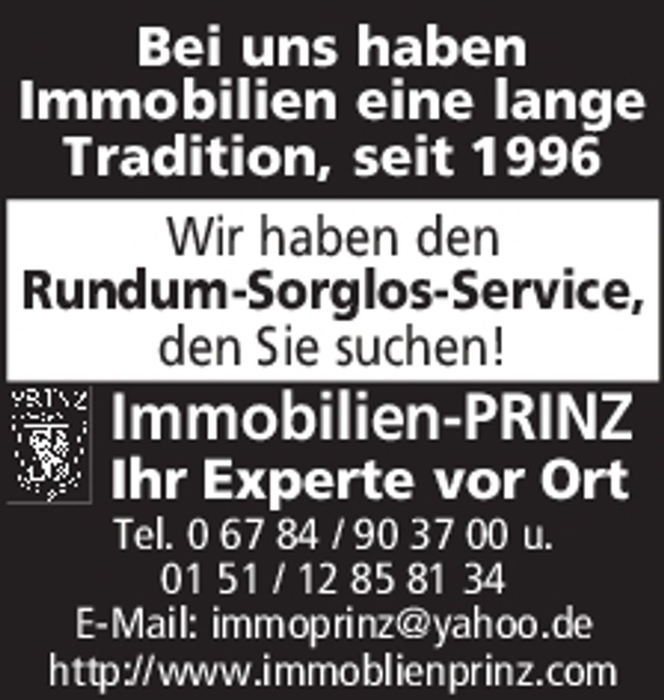 Bei uns haben Immobilien