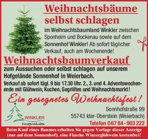 Weihnachtsbäume selbst schlagen