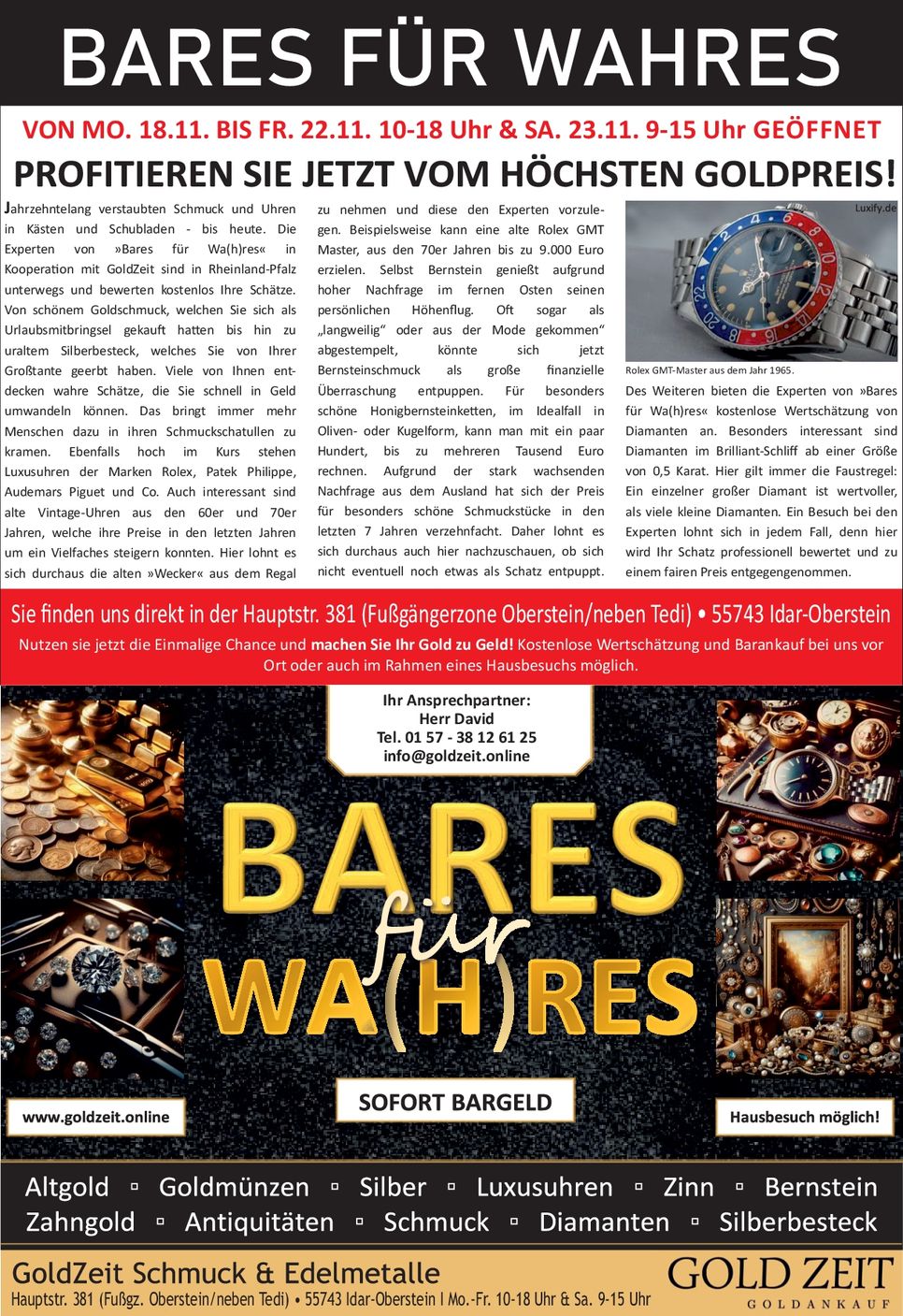 BARES FÜR WAHRES