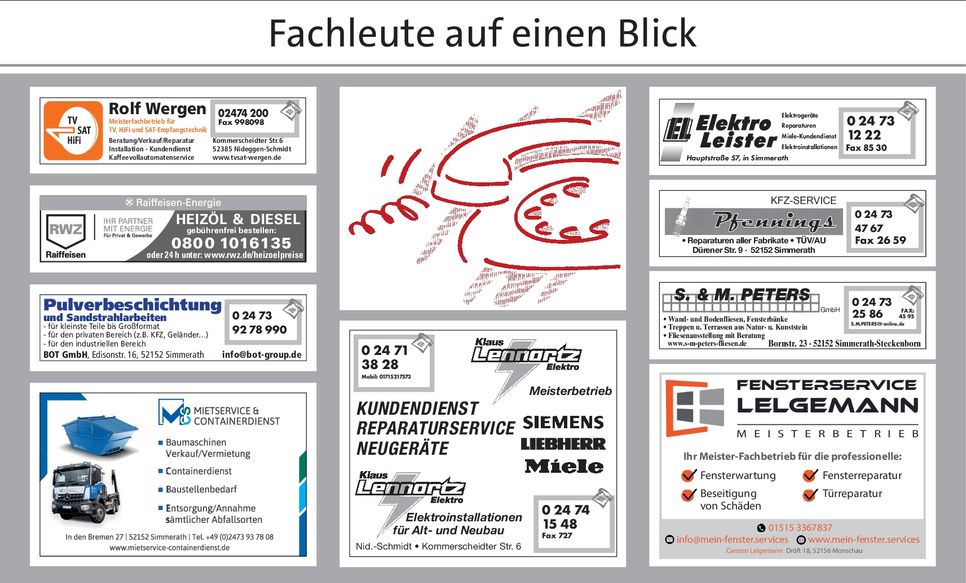 Infoseite/Fachleute ab KW 12-2025