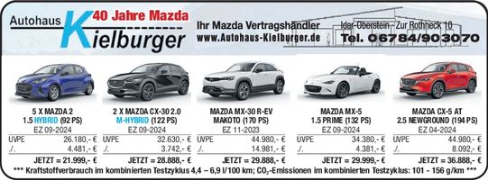 Mazda Angebote