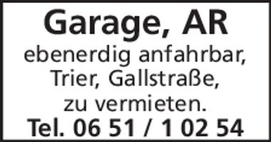 Garage - Trier Gallstraße