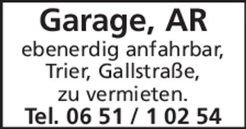 Garage - Trier Gallstraße