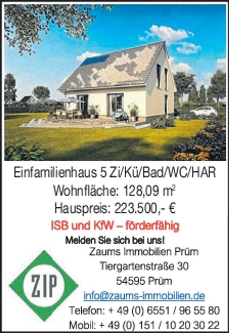 Einfamilienhaus 223.500,-€