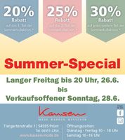 Verkaufsoffener Sonntag 28.6.