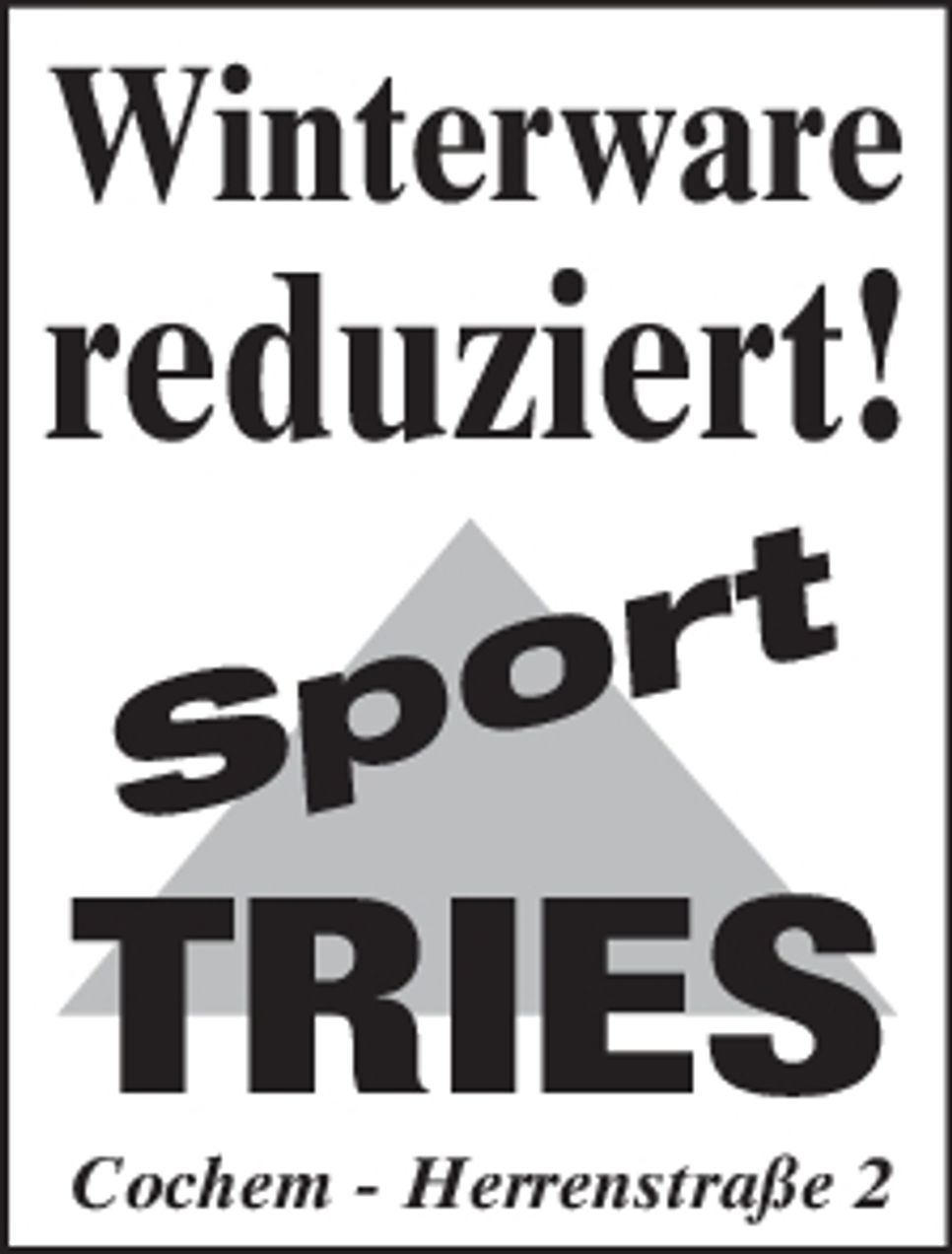 Winterware Sport Tries