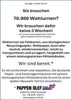 Sie brauchen 70.000 Wahlurnen?