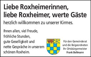Roxheim, Kirmes,