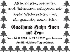 Weihnachtsgrußanzeige