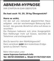 Abnehm-Hypnose